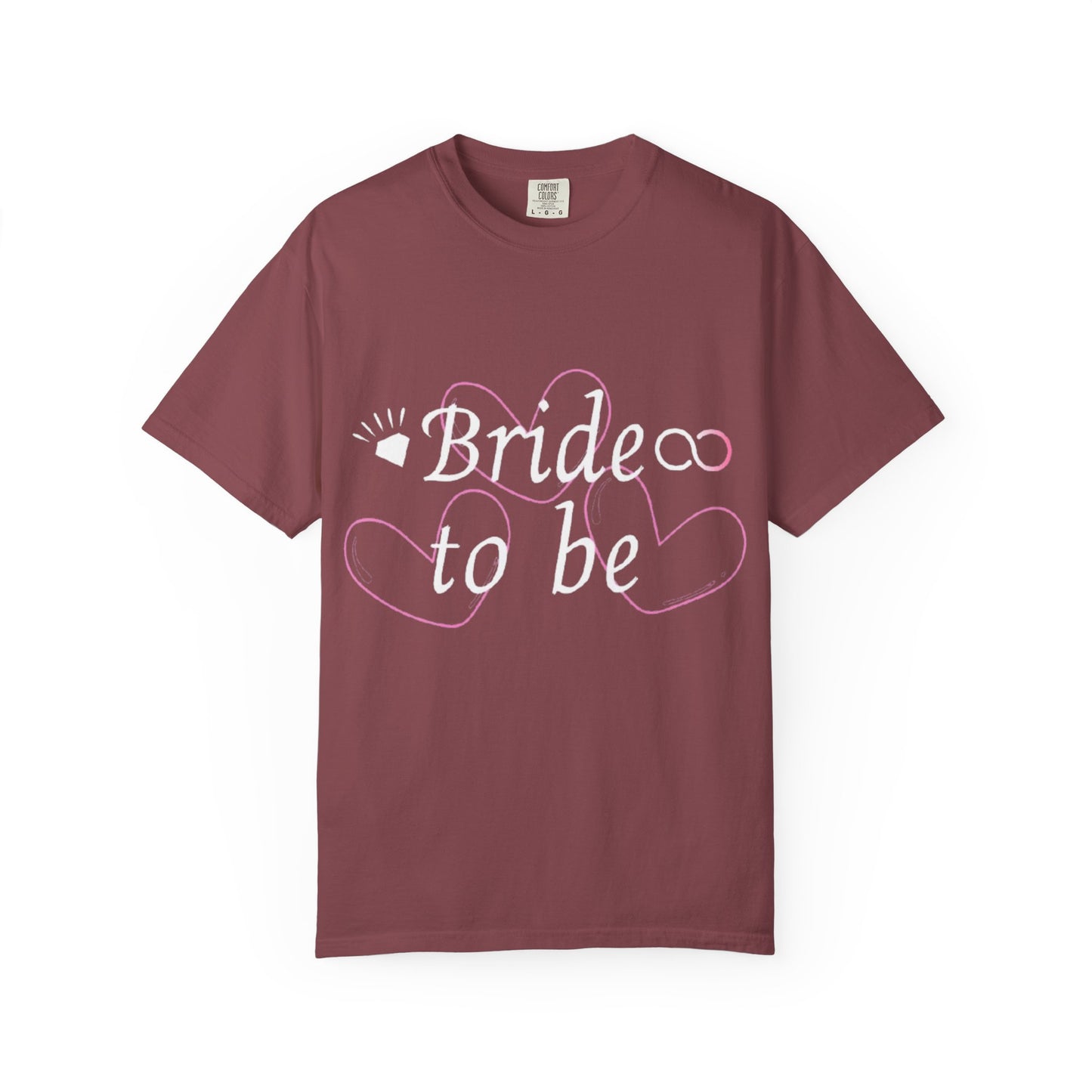 Bride To Be White Text Tshirt