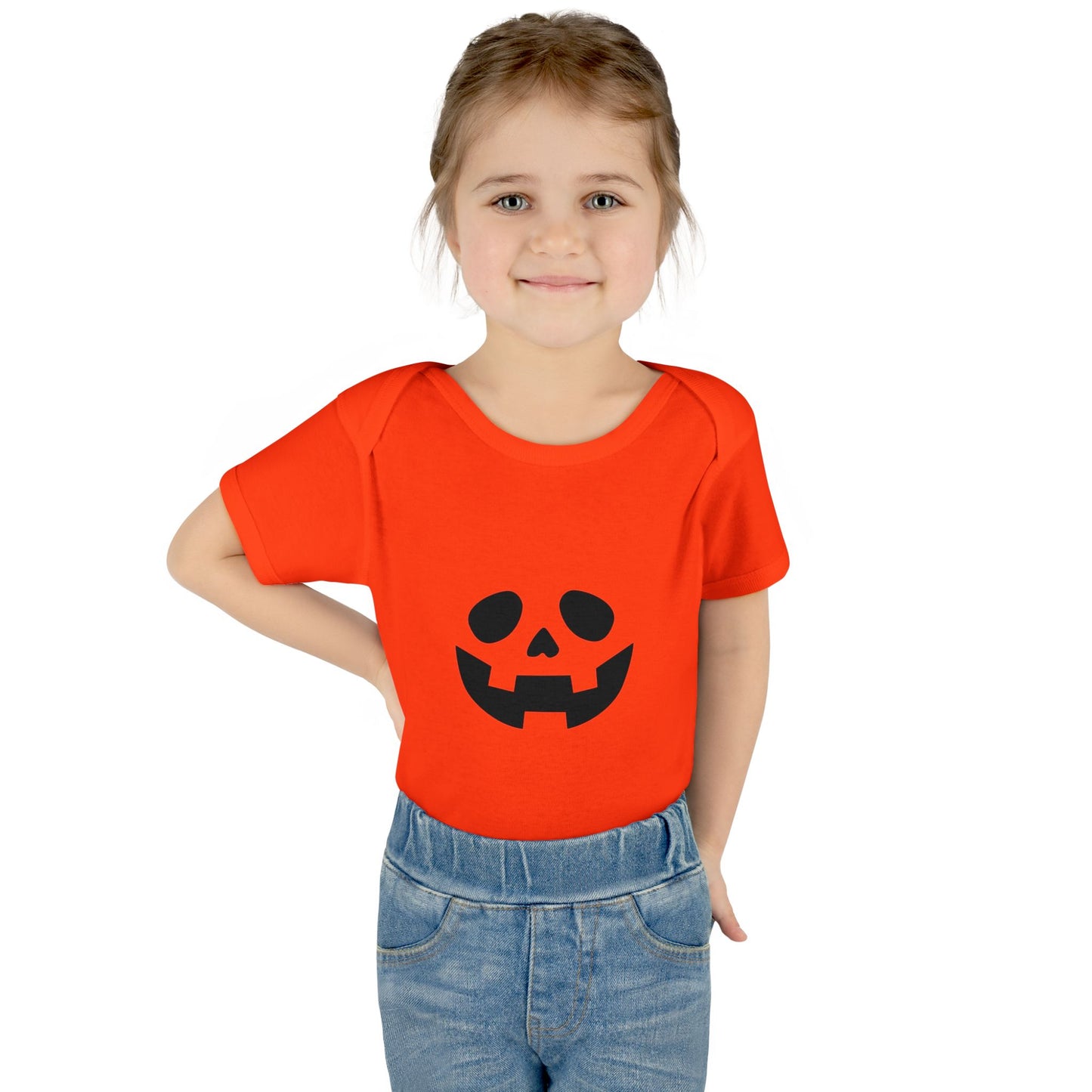 Spooky Halloween Infant Bodysuit (Black)