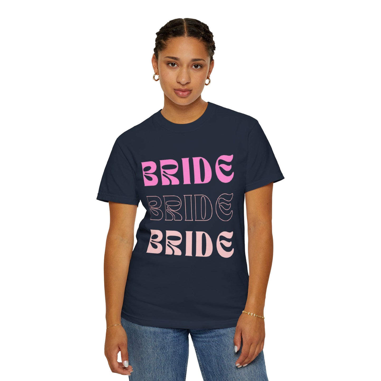 Bride Pink Text Tshirt