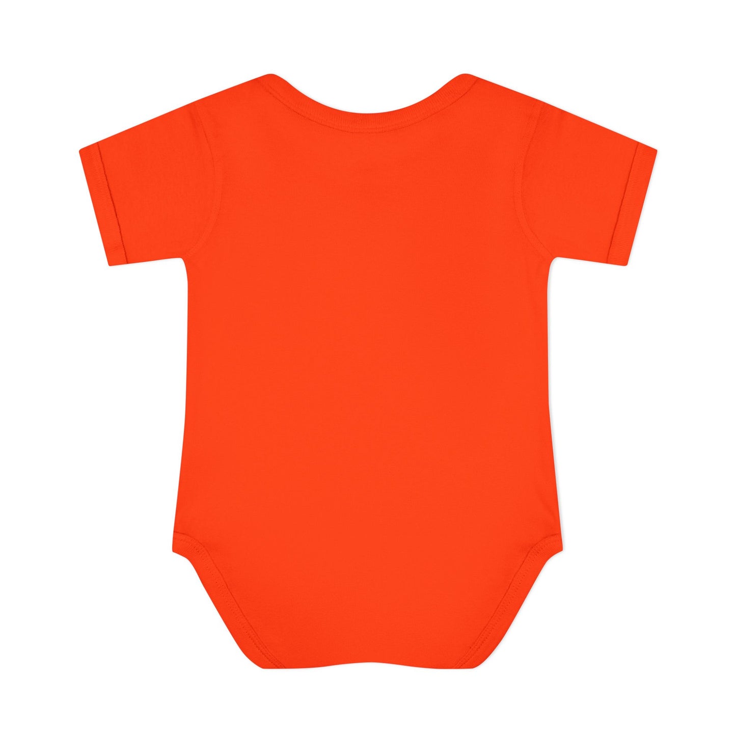Infant Bodysuit with Playful Face Design (Black)