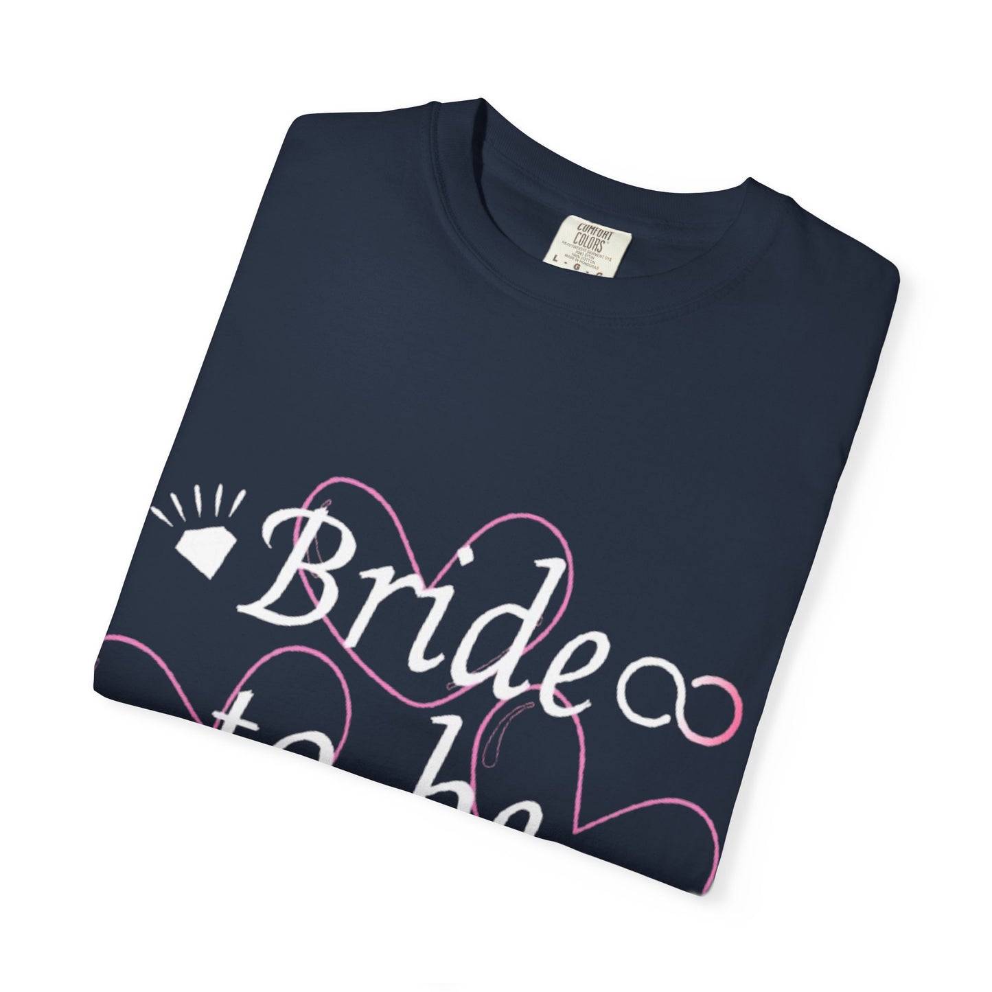 Bride To Be White Text Tshirt
