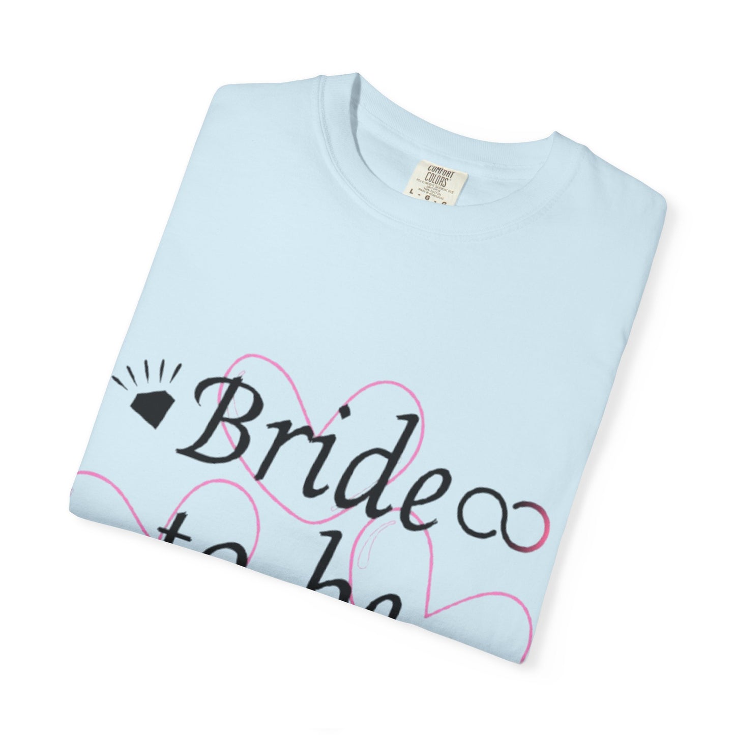 Bride to Be Black Text T-Shirt