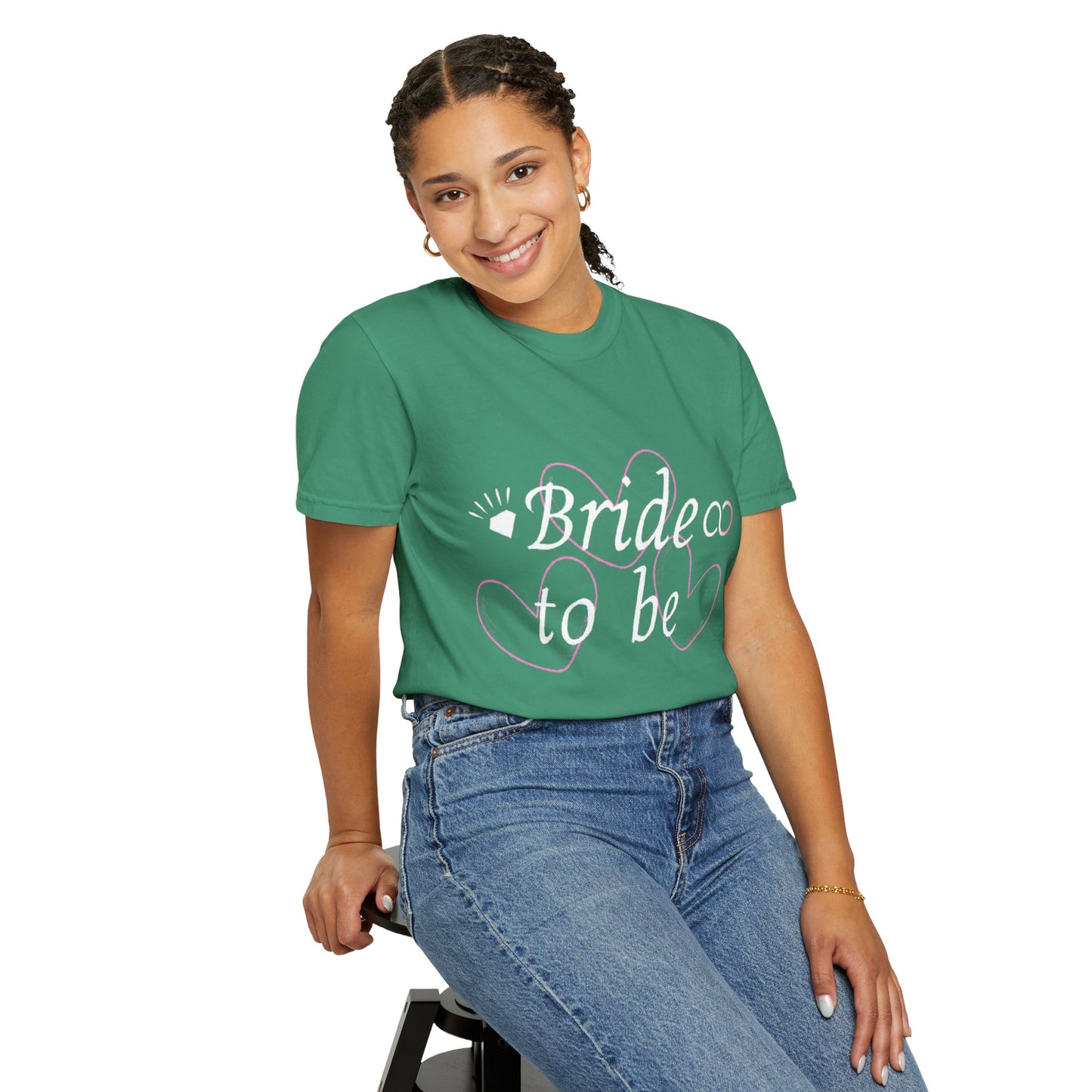 Bride To Be White Text Tshirt
