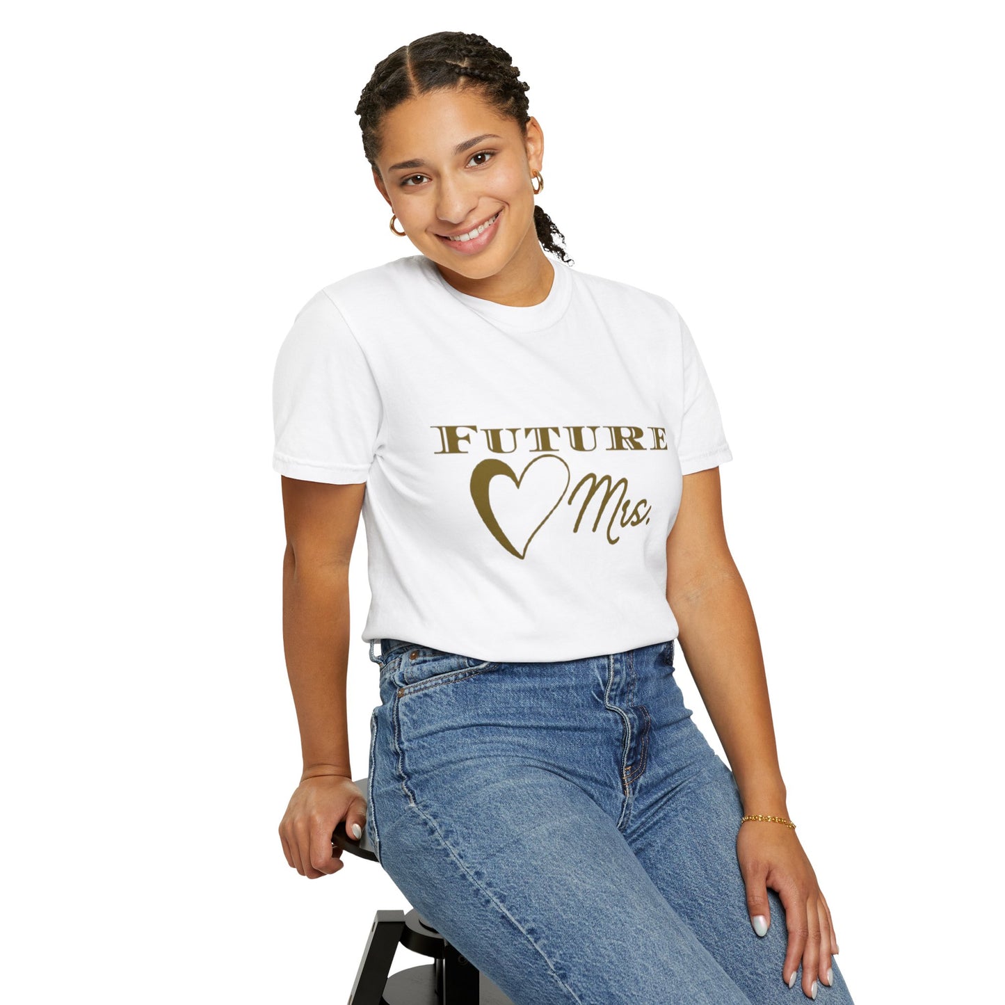 Future Mrs. Gold Text T-shirt