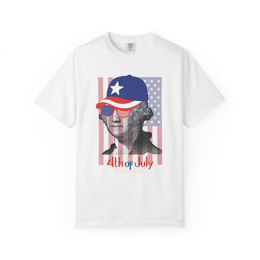 Unisex 4th of July Abraham Lincoln T-Shirt - Patriotic Abraham Lincoln Tee
