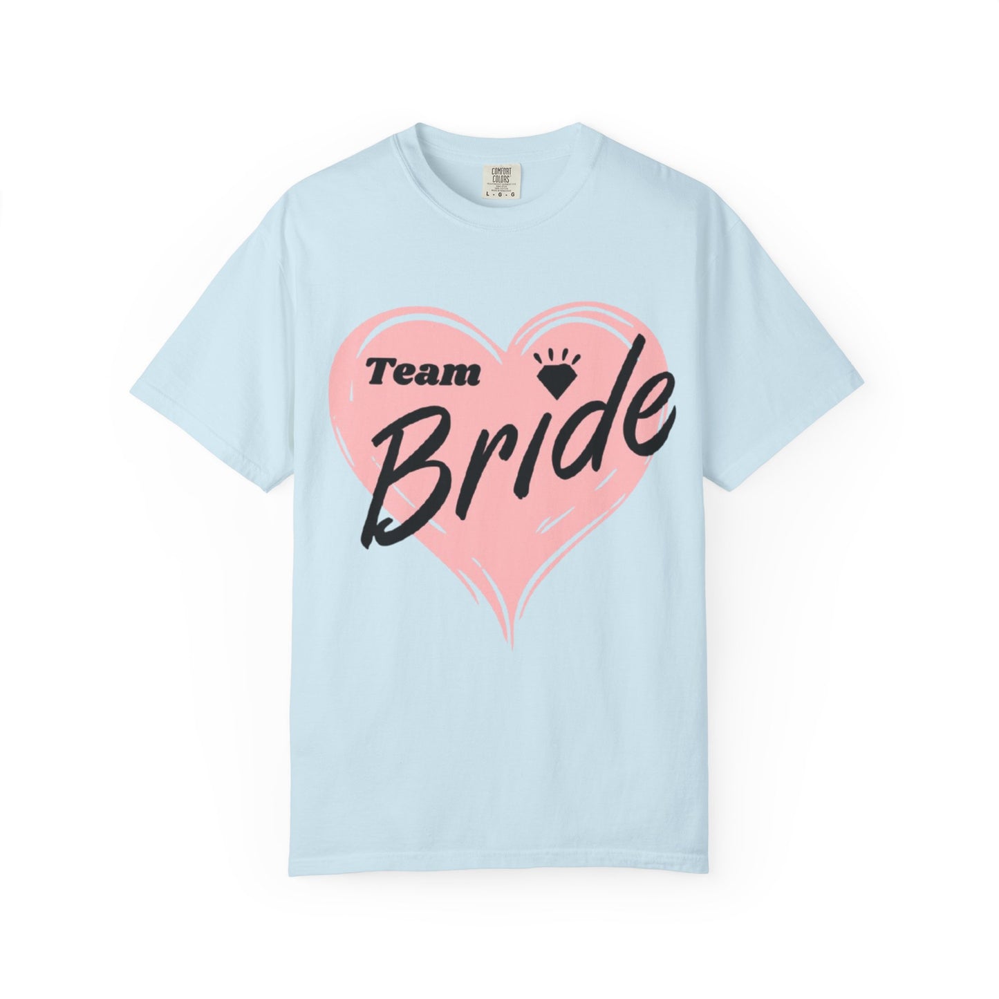 Team Bride Heart T-Shirt  Wedding Tee
