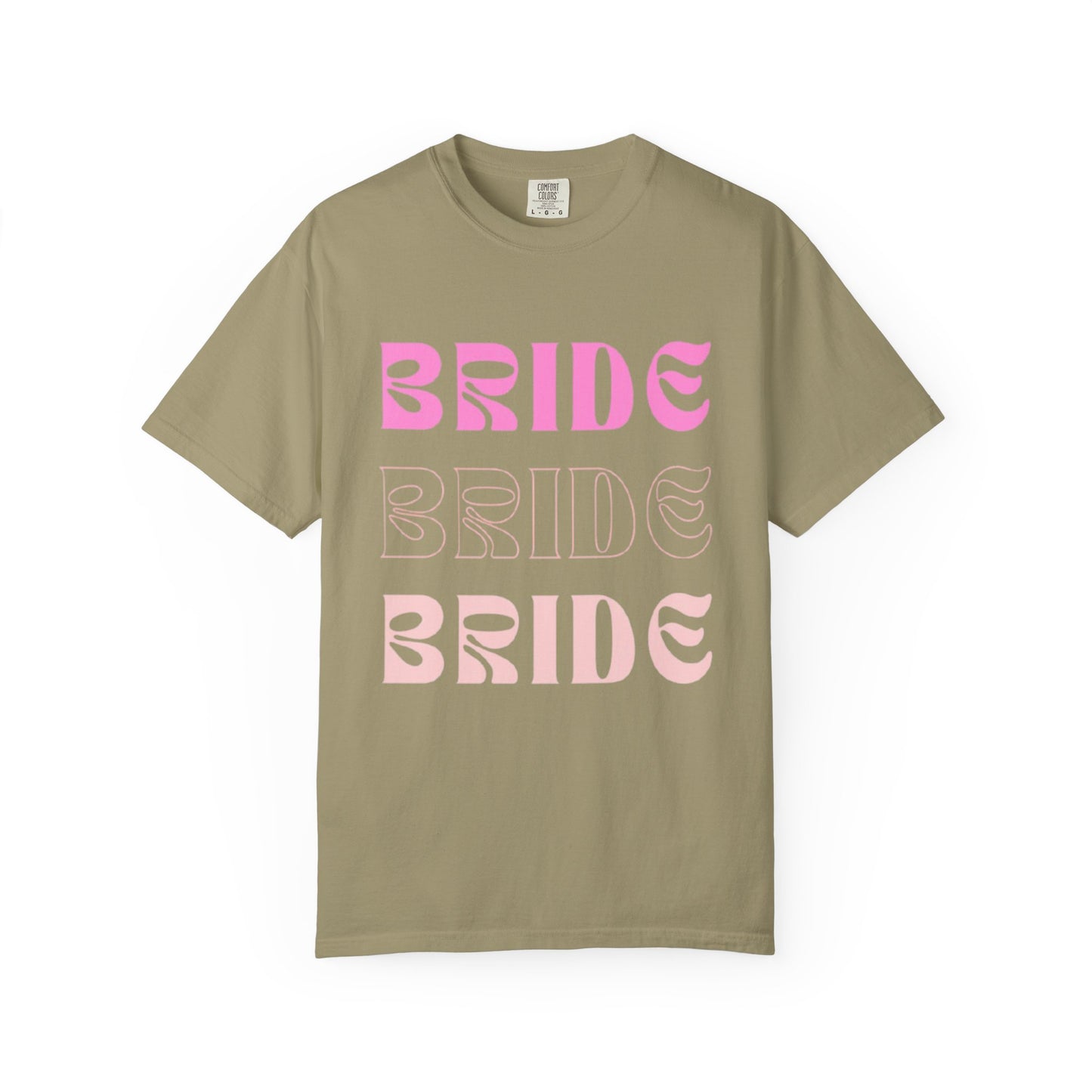 Bride Pink Text Tshirt