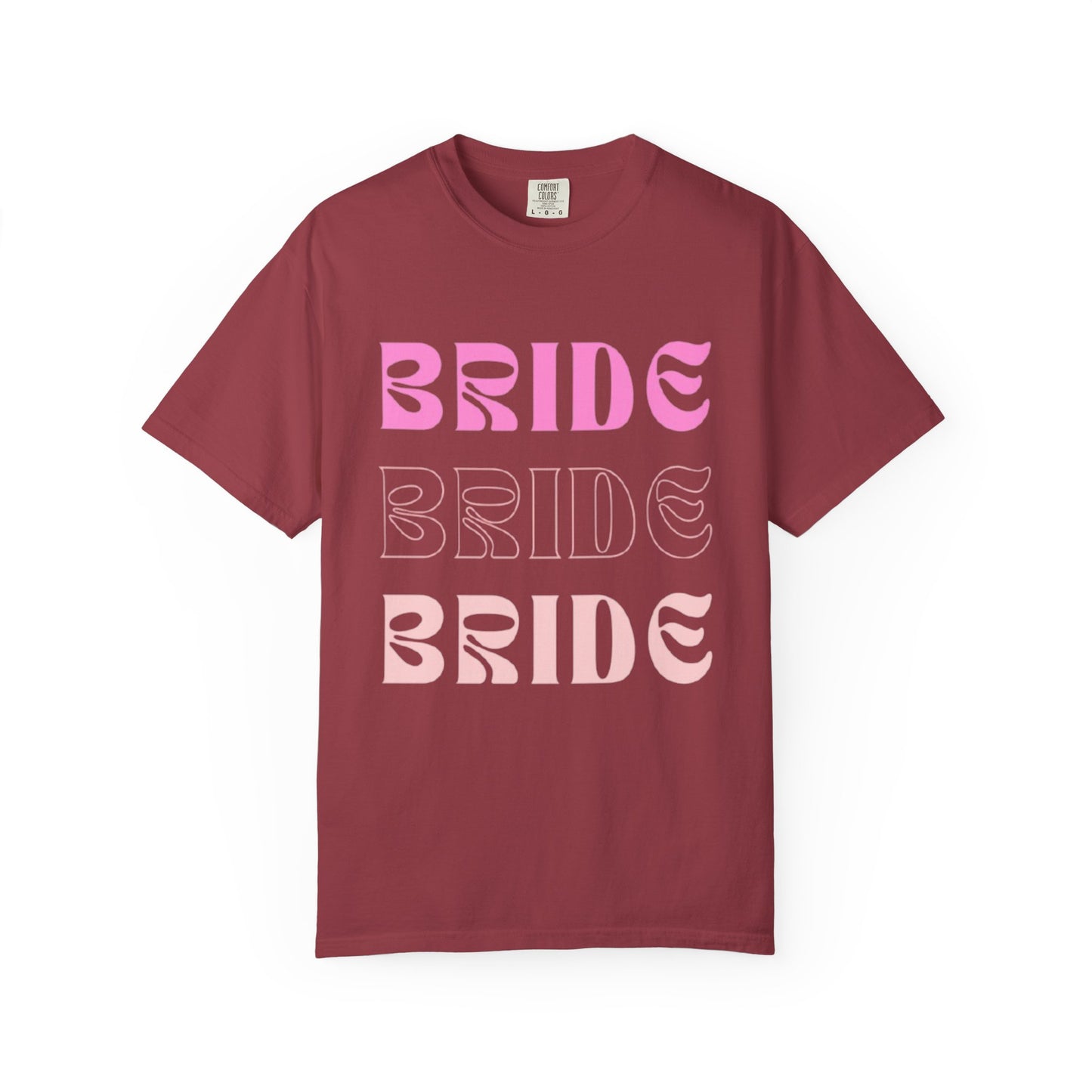 Bride Pink Text Tshirt