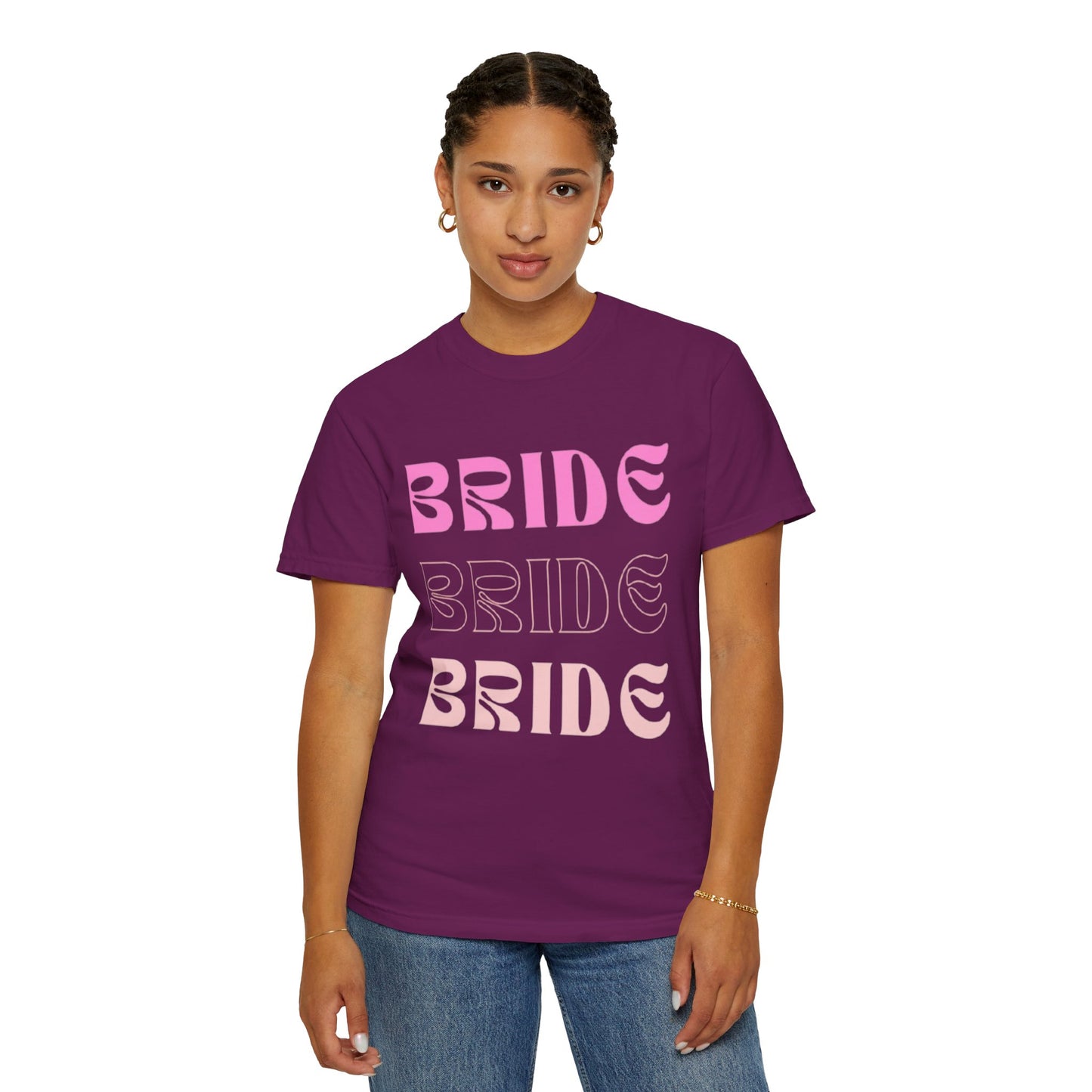Bride Pink Text Tshirt