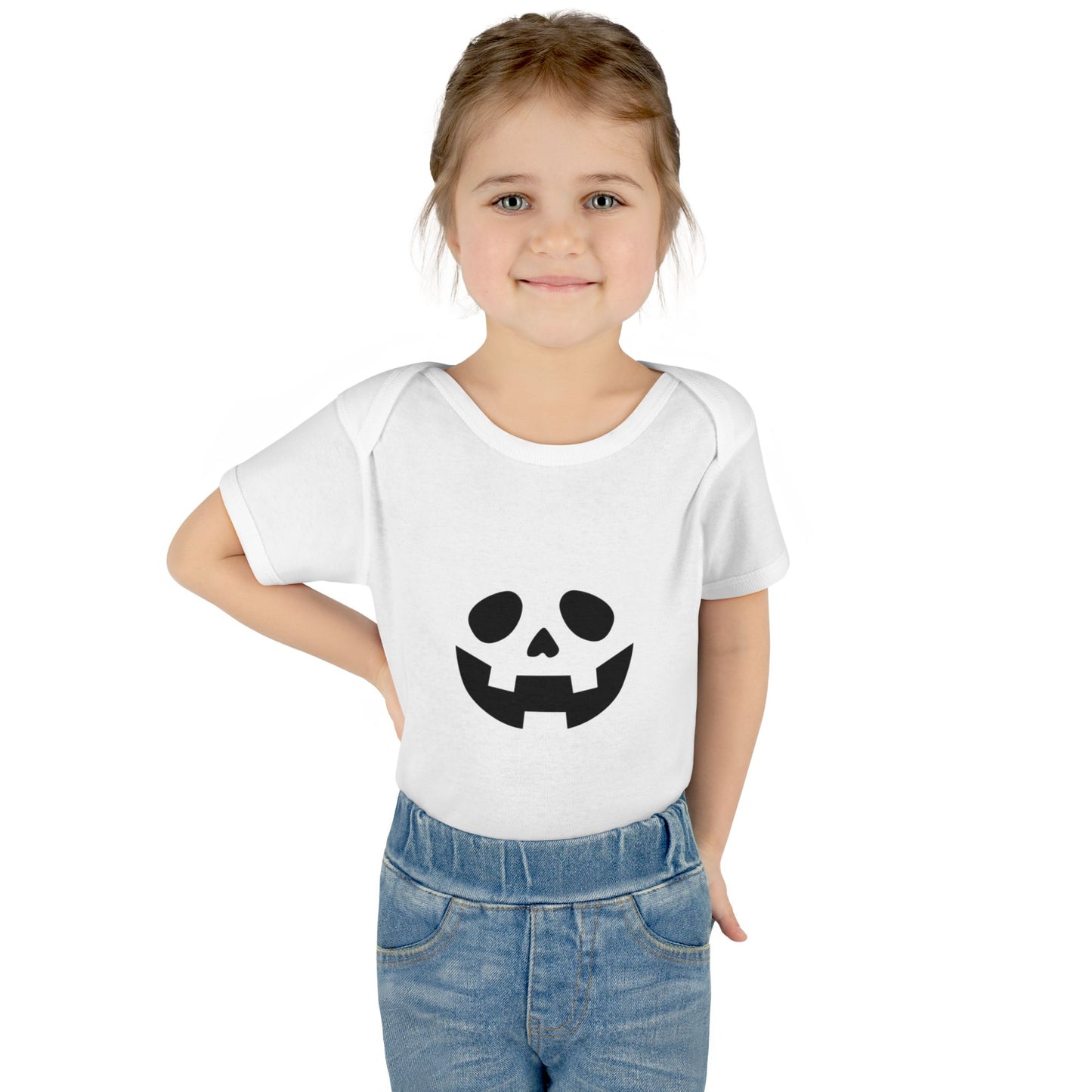 Spooky Halloween Infant Bodysuit (Black)