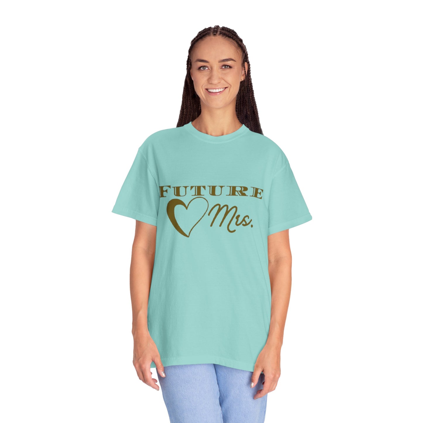 Future Mrs. Gold Text T-shirt