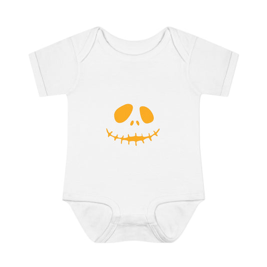 Jack Skellington Infant Bodysuit (Orange)