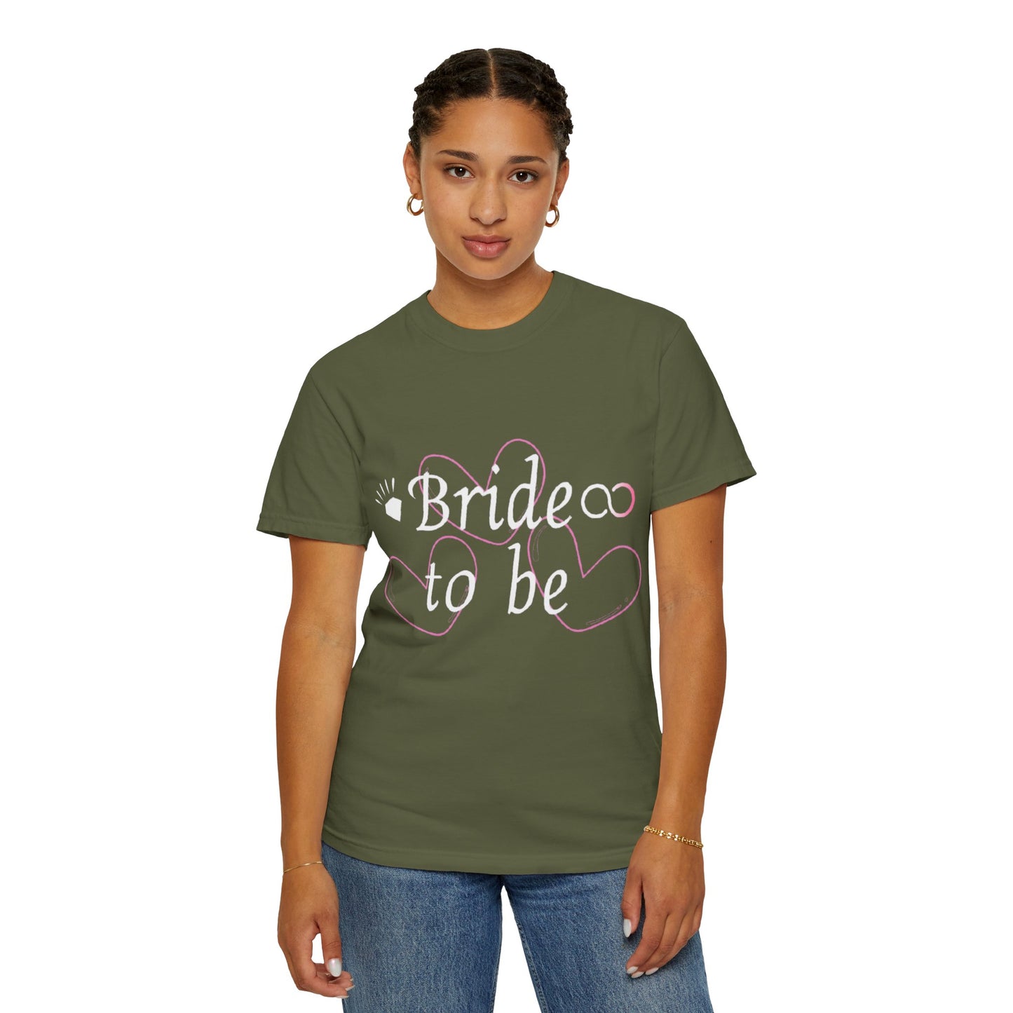 Bride To Be White Text Tshirt
