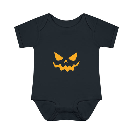 Halloween Graphic Infant Bodysuit (Orange)