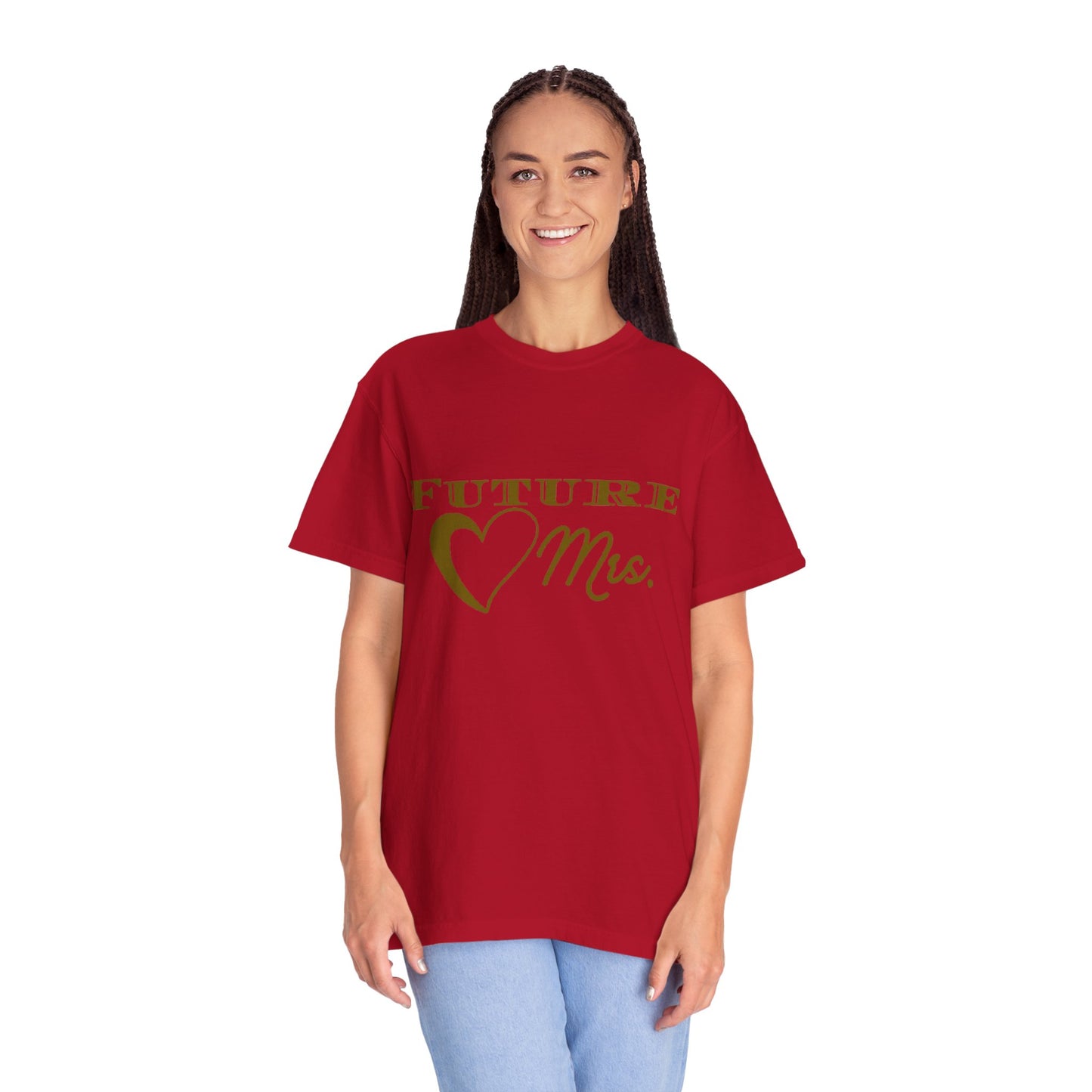 Future Mrs. Gold Text T-shirt