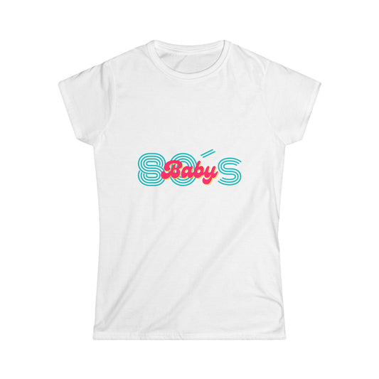 80s Baby Women's Softstyle Tee