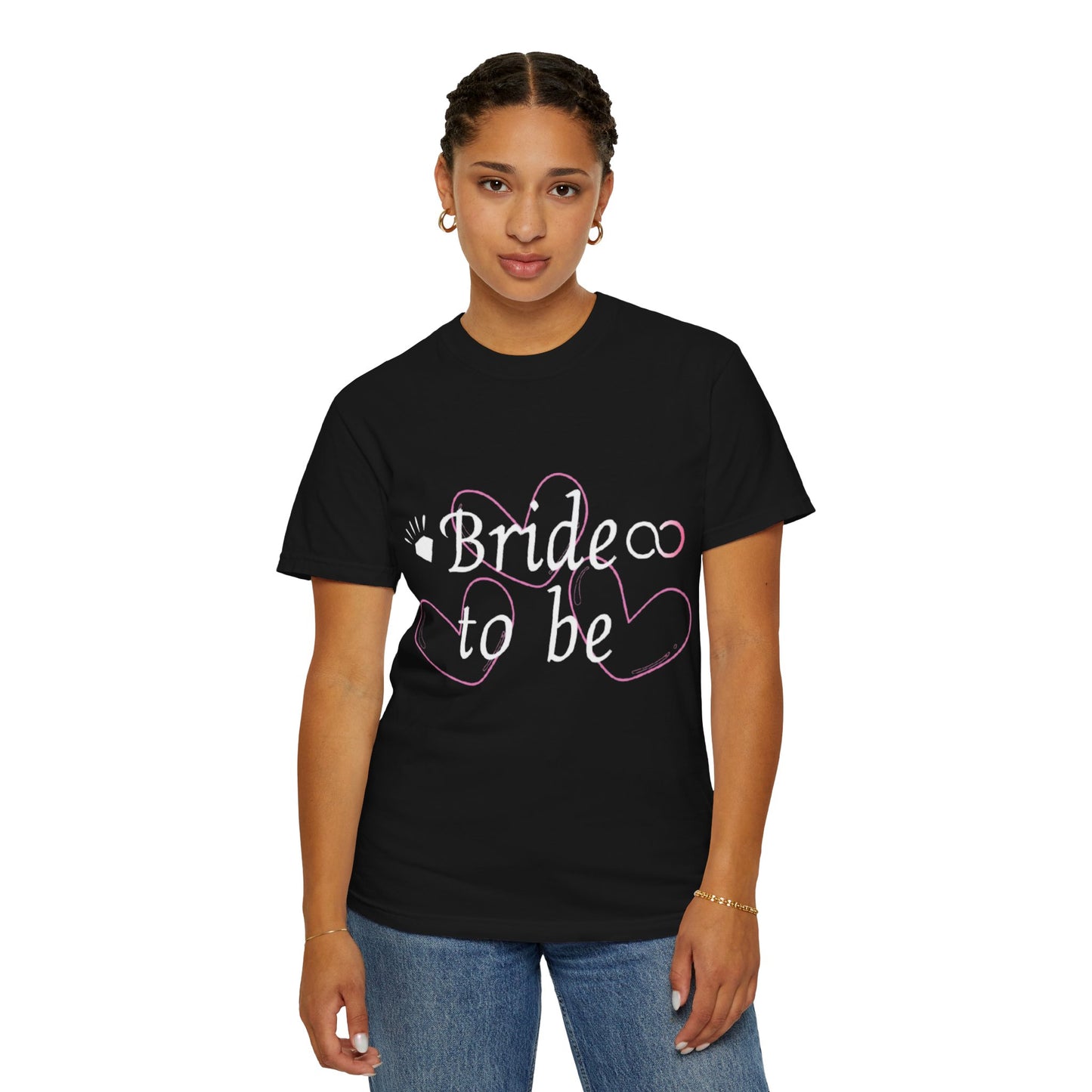 Bride To Be White Text Tshirt