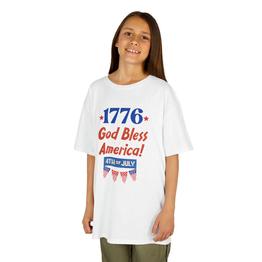 Kids 4th of July Tee - Festive Youth Independence Day T-Shirt