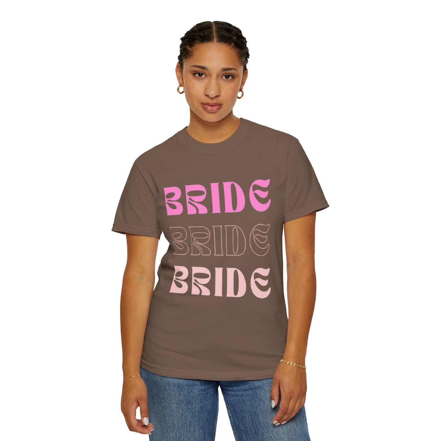 Bride Pink Text Tshirt