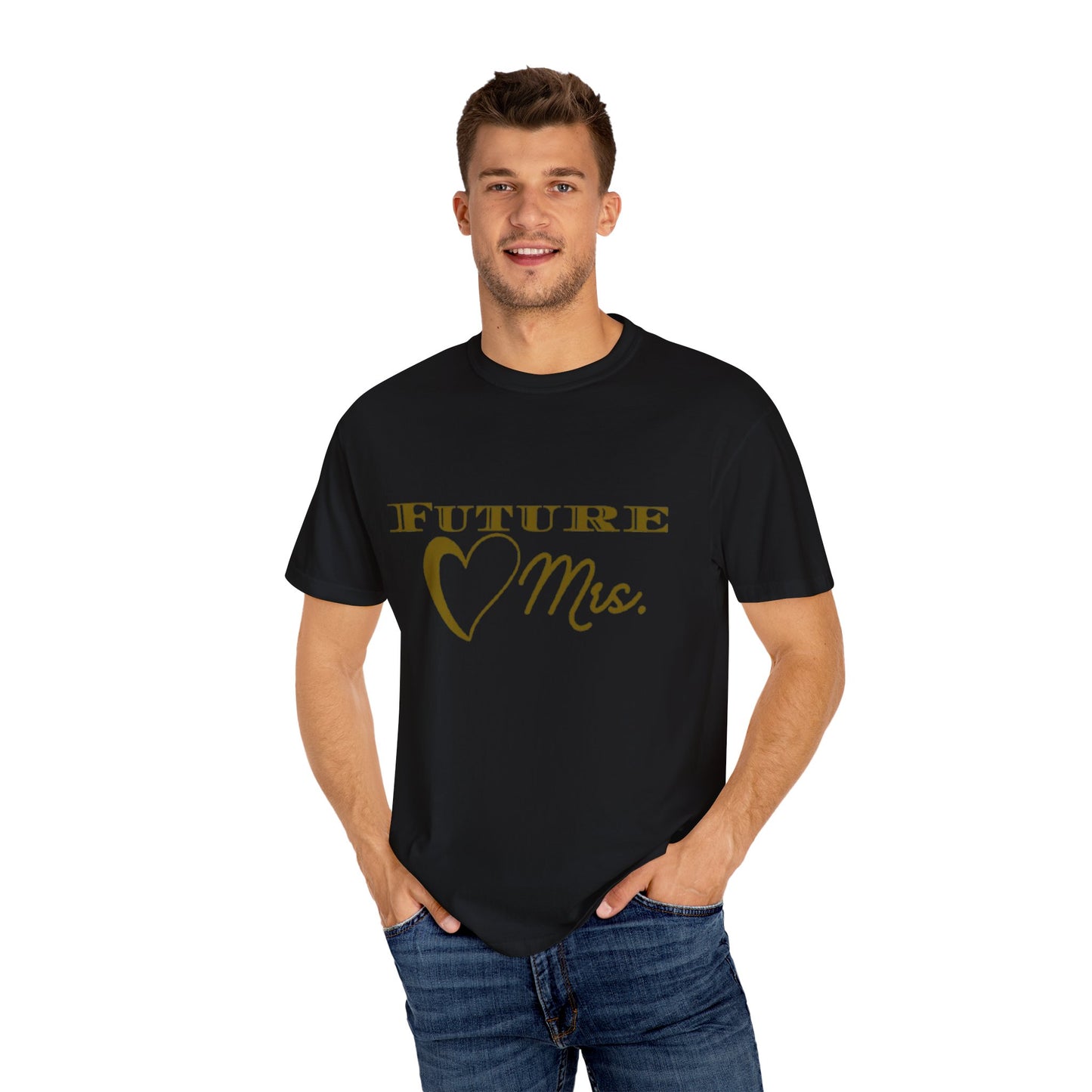 Future Mrs. Gold Text T-shirt