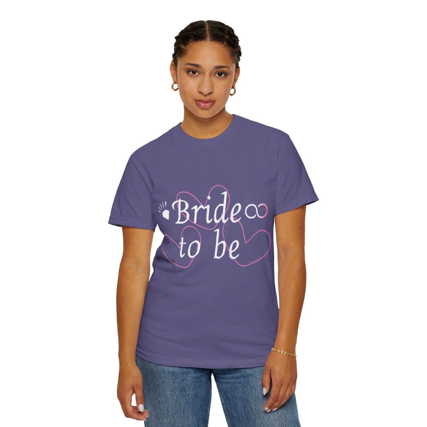 Bride To Be White Text Tshirt