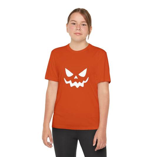 Youth Halloween Skull Tee (White)