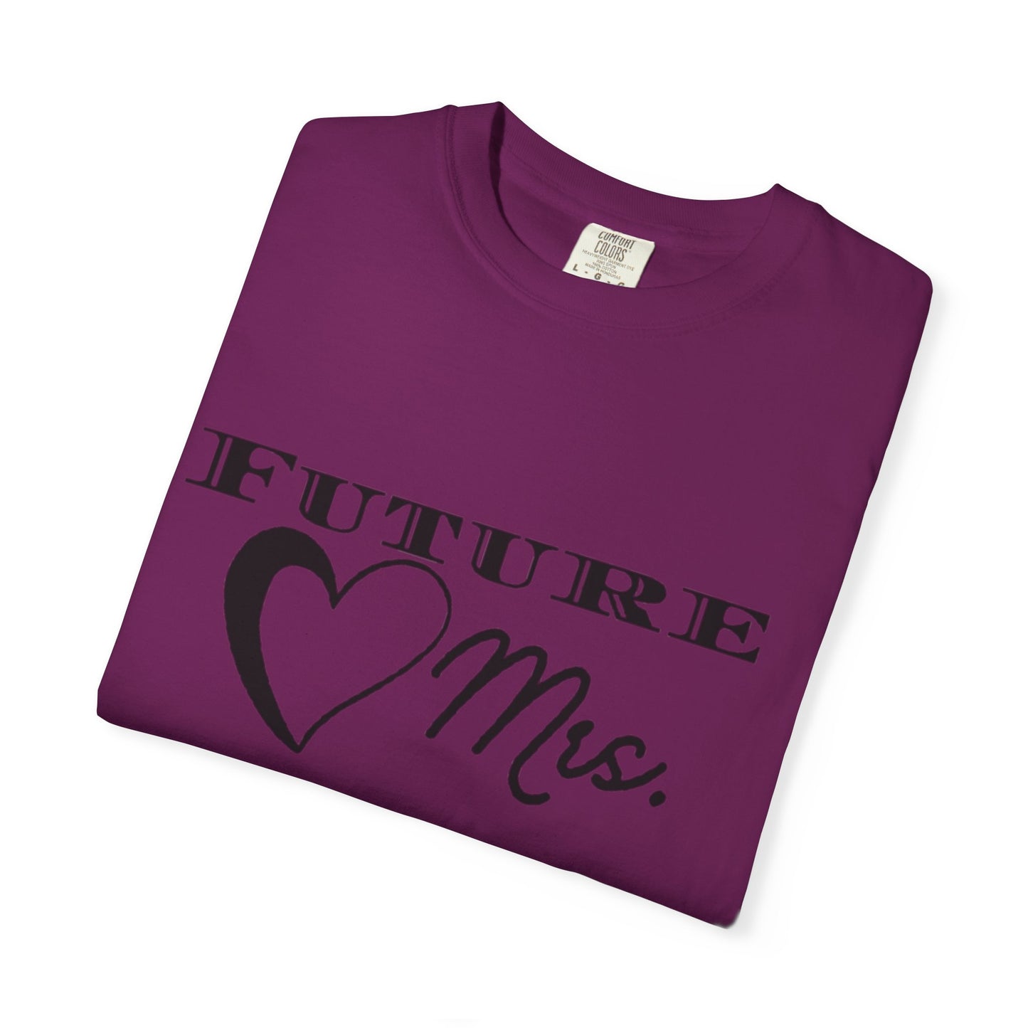 Future Mrs. Black Text T-shirt