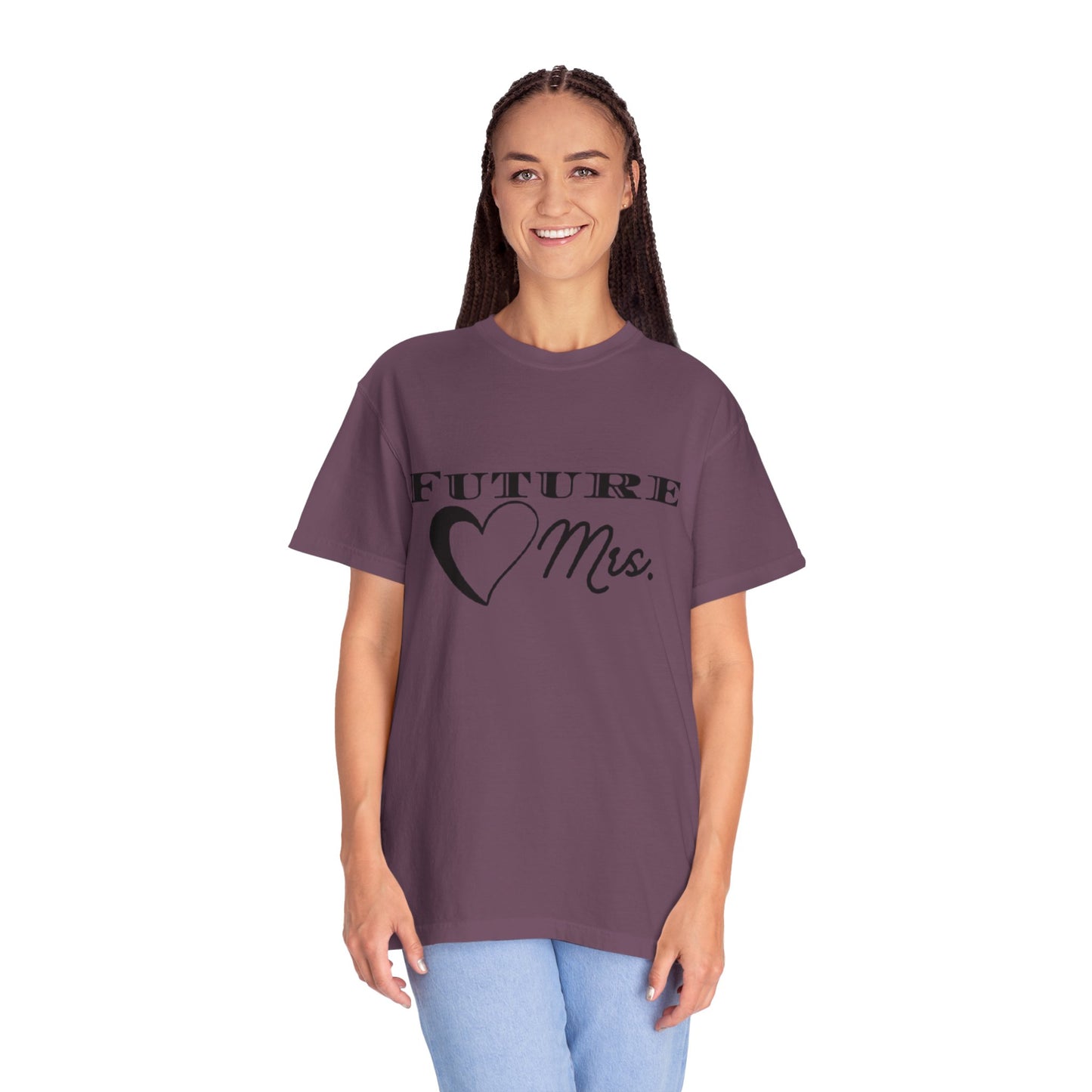 Future Mrs. Black Text T-shirt