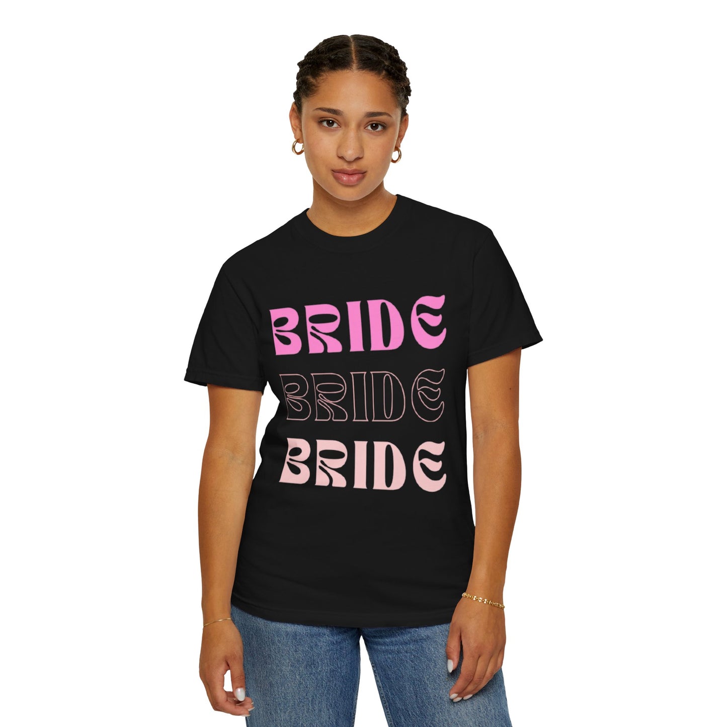 Bride Pink Text Tshirt