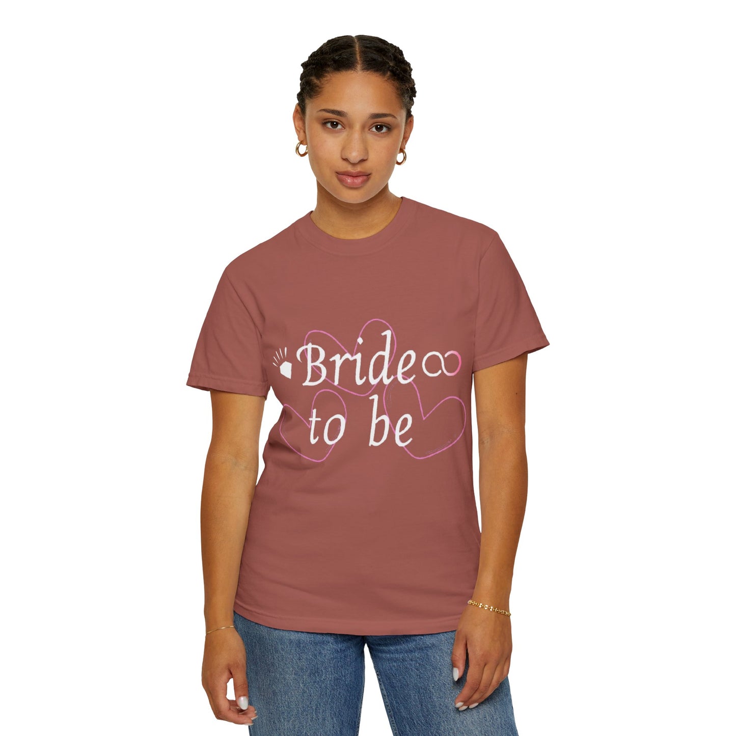 Bride To Be White Text Tshirt