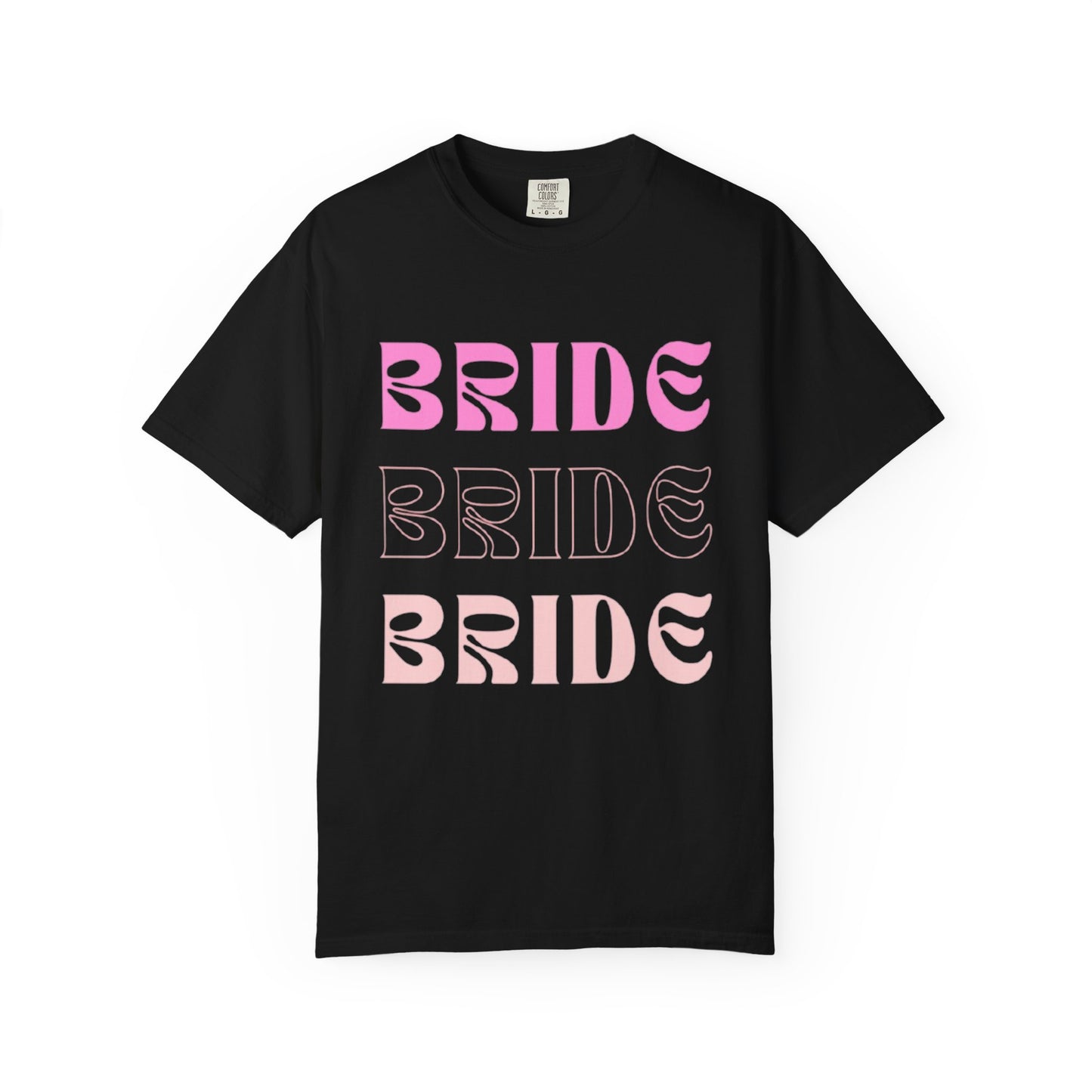 Bride Pink Text Tshirt