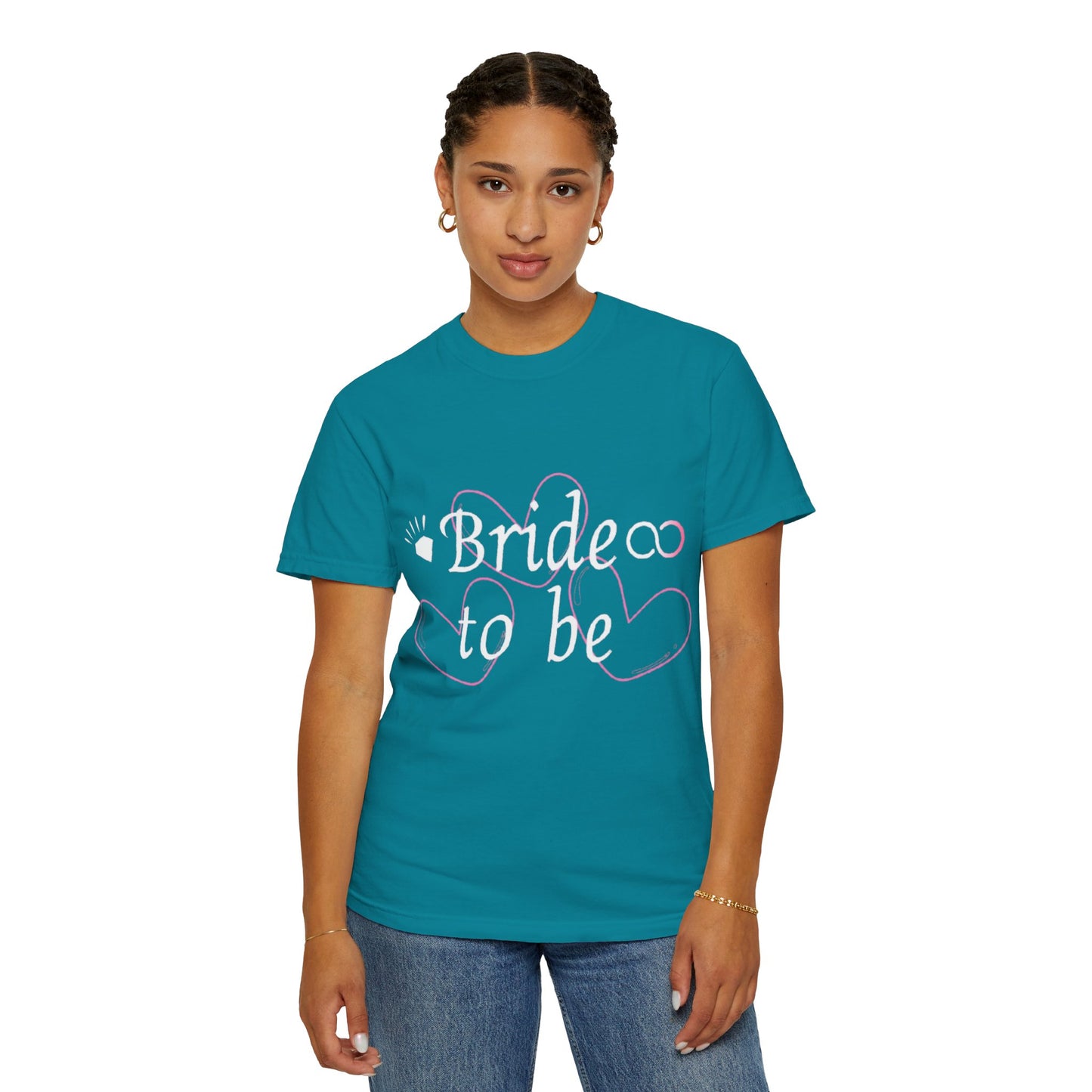 Bride To Be White Text Tshirt