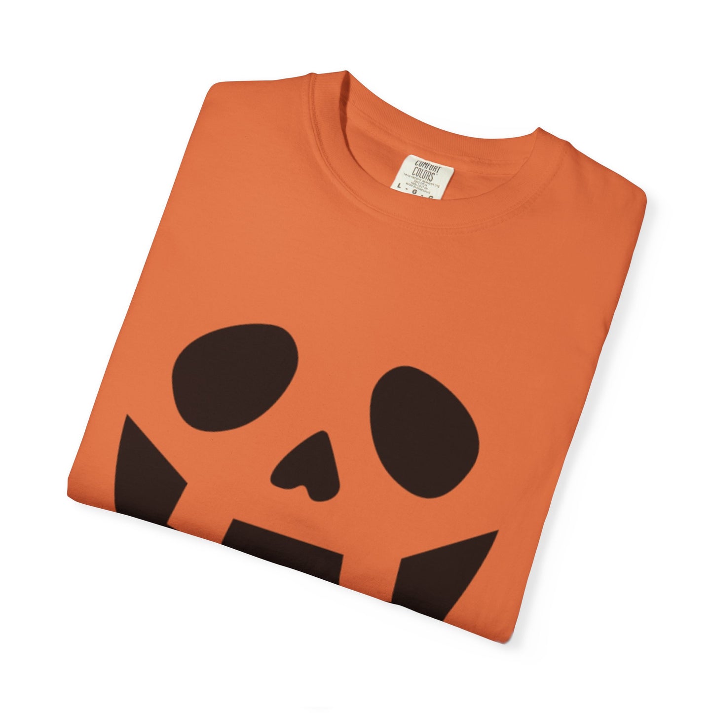 Halloween Black Pumpkin Face T-Shirt