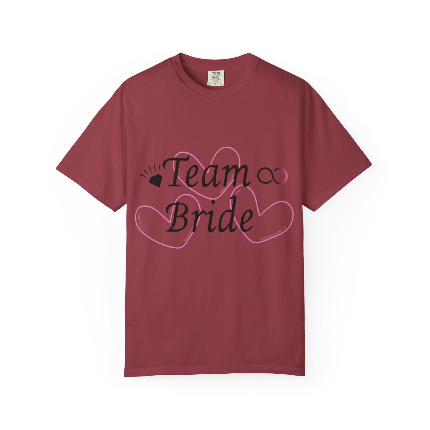 Team Bride to Be Black Text T-Shirt