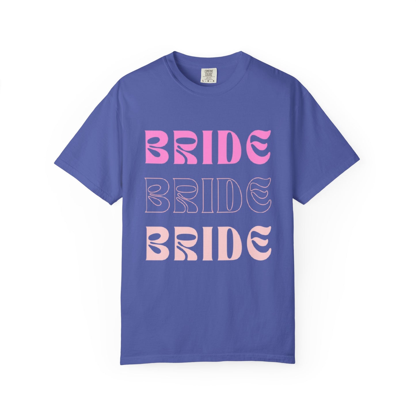 Bride Pink Text Tshirt