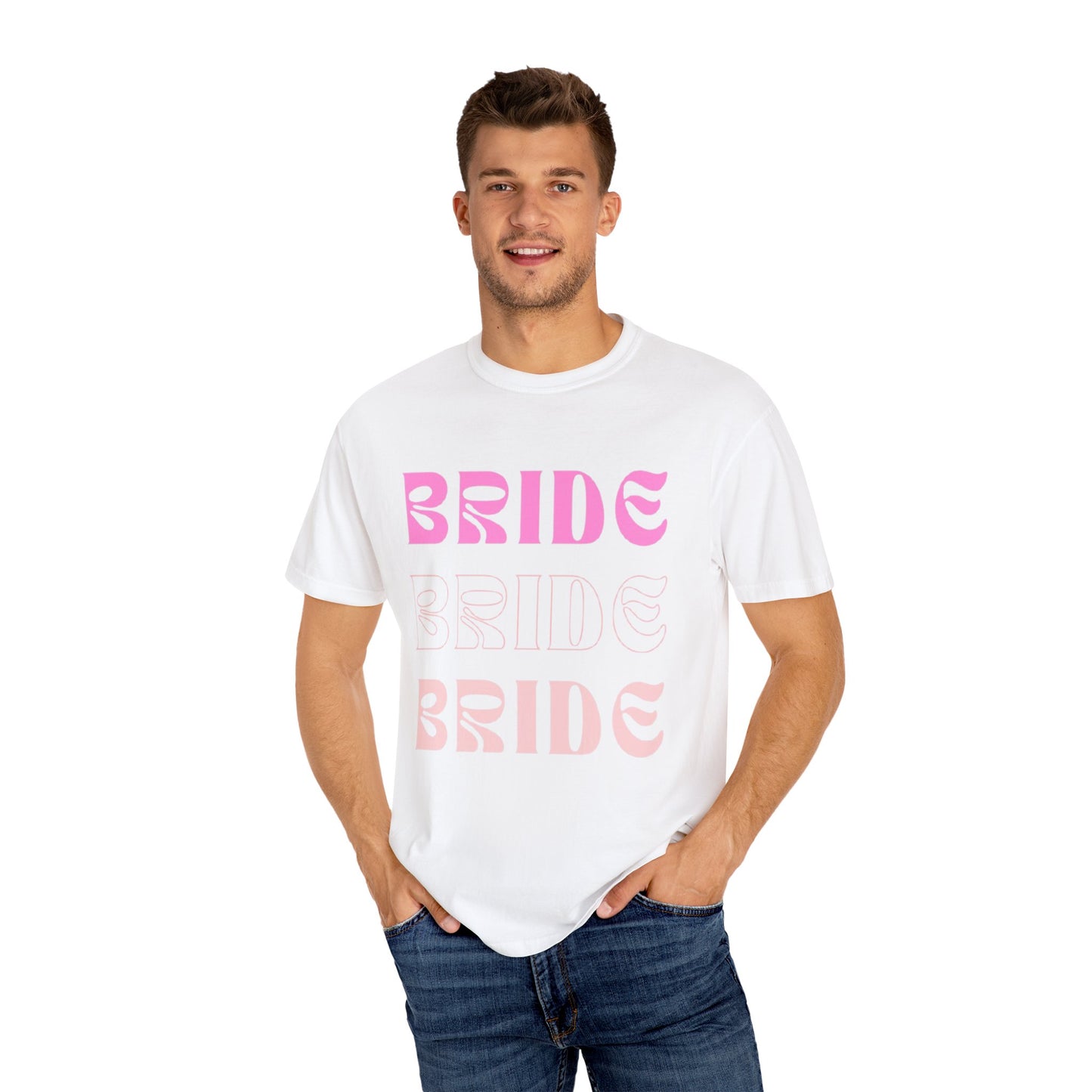 Bride Pink Text Tshirt