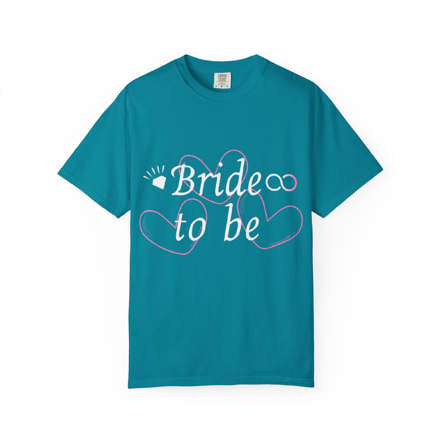 Bride To Be White Text Tshirt